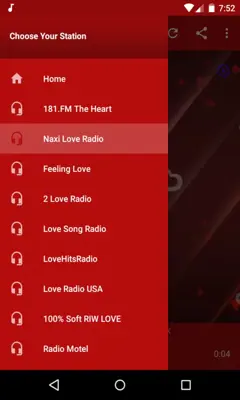 Love And Romance Radio Free android App screenshot 0