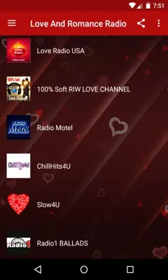 Love And Romance Radio Free android App screenshot 2