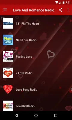 Love And Romance Radio Free android App screenshot 3